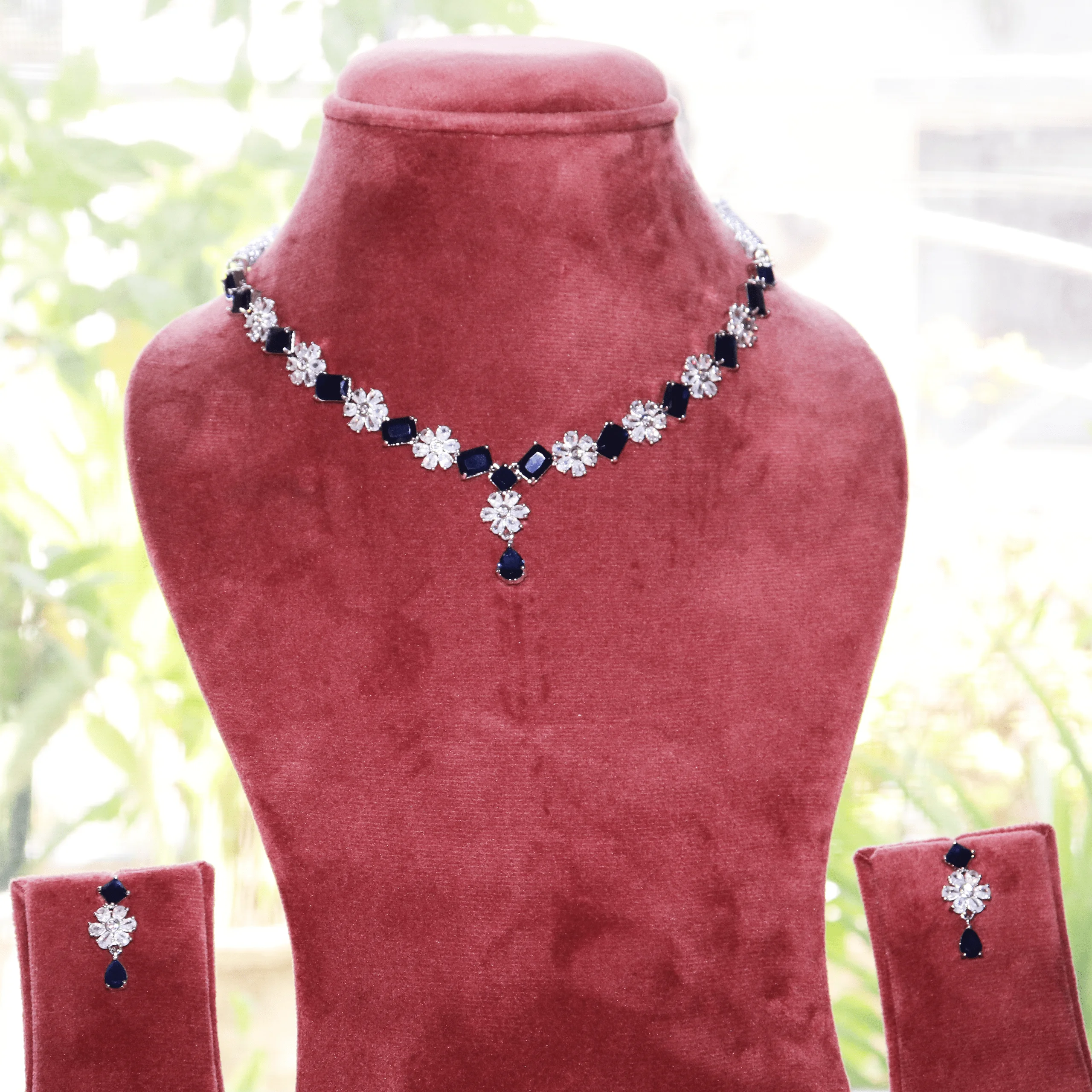 Zirconia Necklace Set