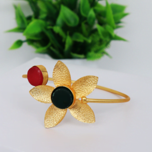 Suvarna Golden Flower Bracelet